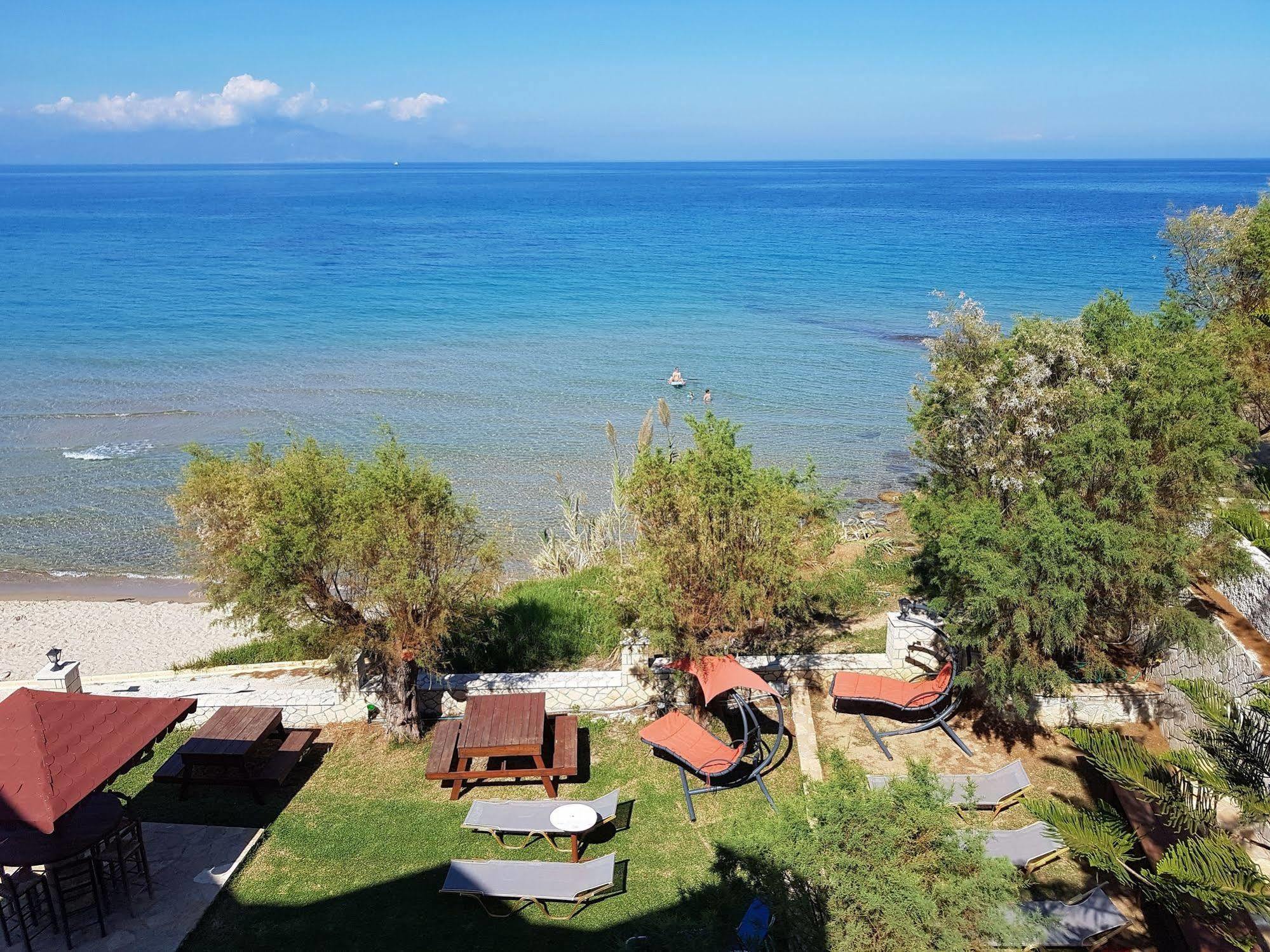 Kavos Psarou Studios & Apartments Bagian luar foto